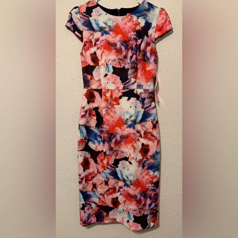 NWT Betsey Johnson Floral Bodycon Dress